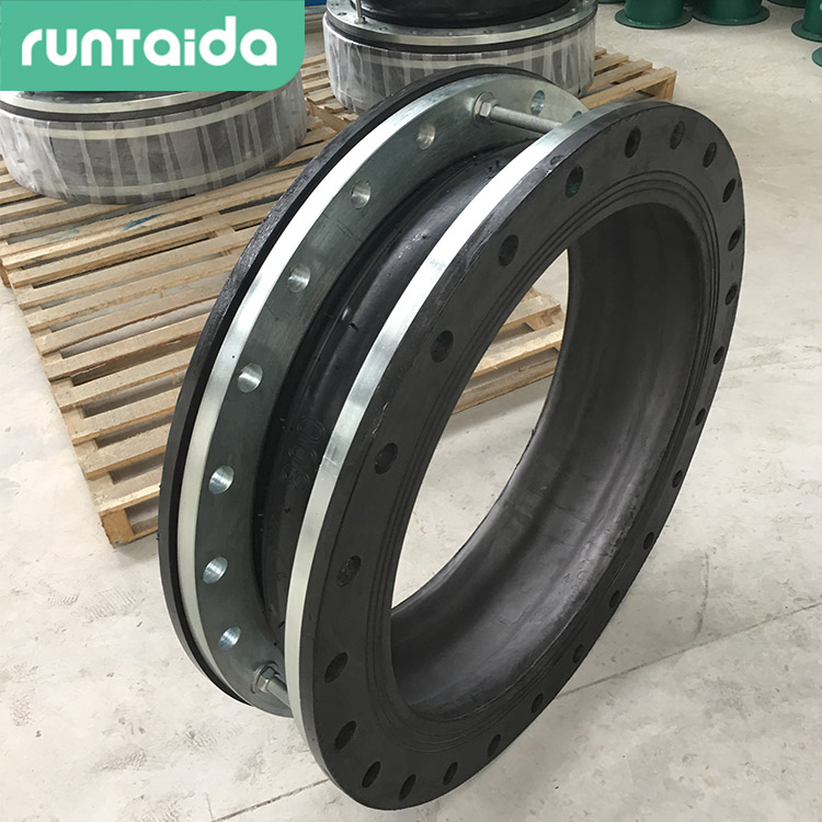 潤泰達—端麵全密(mì)封橡膠接頭 大(dà)口徑加限位橡膠接頭 大翻邊橡膠接頭